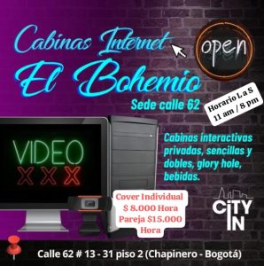 CABINAS EL BOHEMIO CHAPINERO/BTA