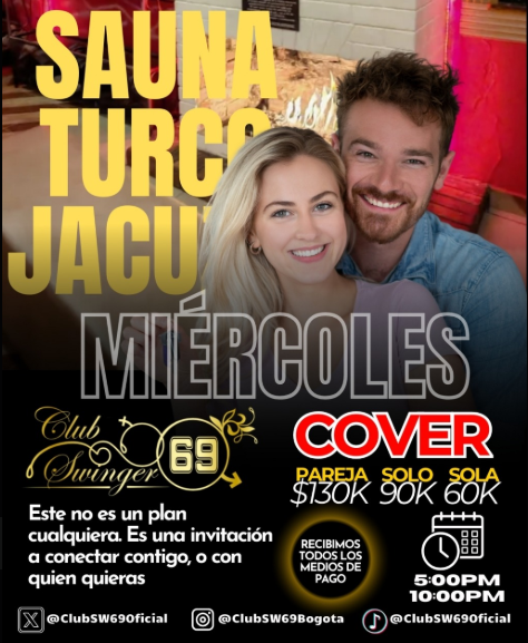 MIERCOLES EN CLUB SWINGER SW69 CHAPINERO/BTA