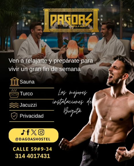 MIERCOLES EN DAGOAS HOSTEL & SAUNA CHAPINERO/BTA
