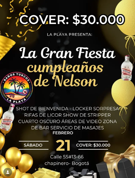 SABADO EN LA PLAYA TURCO CHAPINERO/BTA