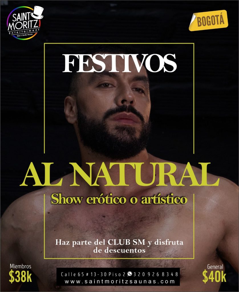 LUNES FESTIVO EN SAINT MORITZ TURCO CHAPINERO/BTA