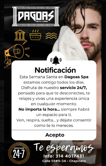 JUEVES EN DAGOAS HOSTEL & SAUNA CHAPINERO/BTA