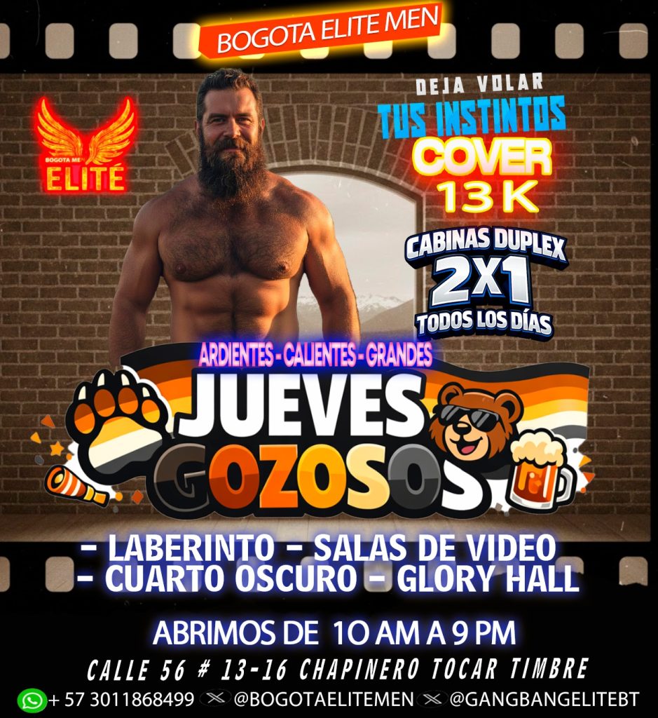 JUEVES EN ELITE MEN CLUB CHAPINERO/BTA