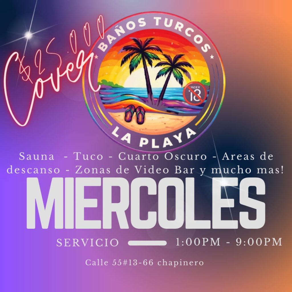 MIERCOLES EN LA PLAYA TURCO CHAPINERO/BTA