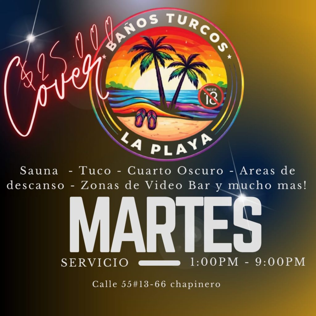 MARTES EN LA PLAYA TURCO CHAPINERO/BTA