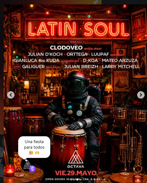 VIERNES EN OCTAVA CLUB CHAPINERO/BTA