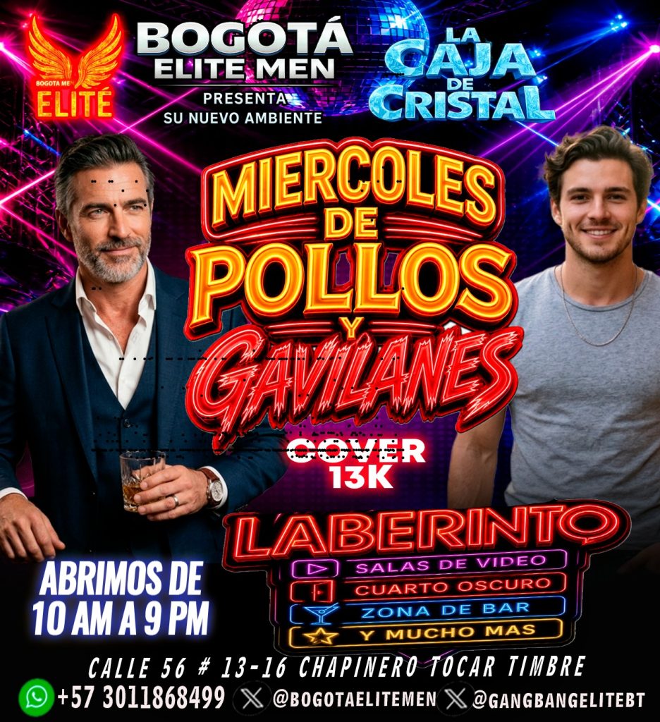 MIERCOLES EN ELITE MEN CLUB CHAPINERO / BTA