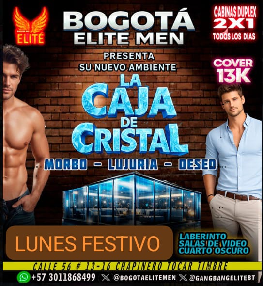 LUNES FESTIVO EN ELITE MEN CLUB CHAPINERO / BTA