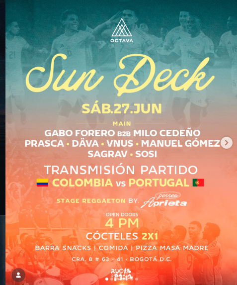 SABADO EN OCTAVA CLUB CHAPINERO/BTA