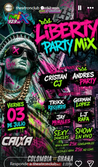 VIERNES EN THEATRON CHAPINERO/BTA