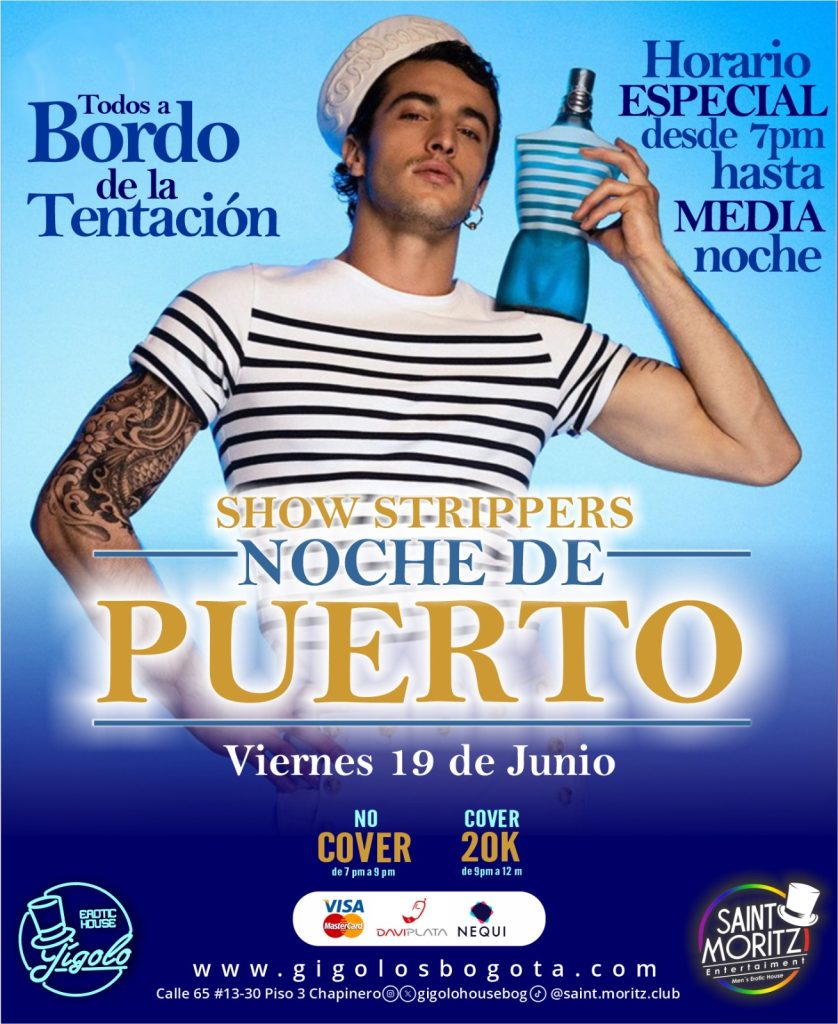 VIERNES EN GIGOLO EROTIC HOUSE CHAPINERO/BTA