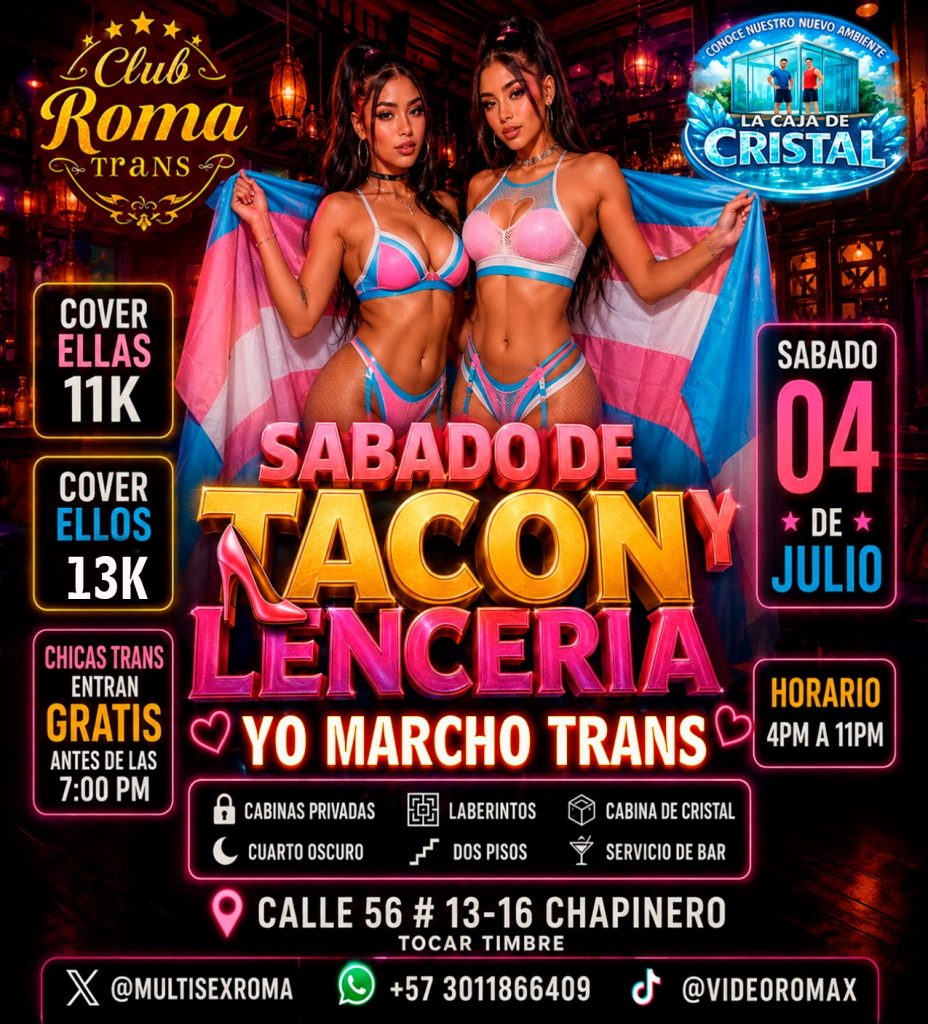SABADO EN VIDEO ROMA TRANS CHAPINERO/BTA