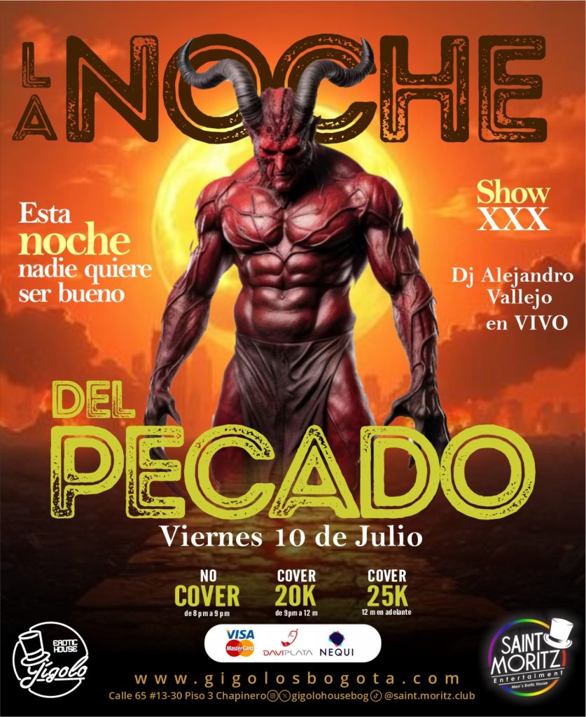 VIERNES EN GIGOLO EROTIC HOUSE CHAPINERO/BTA