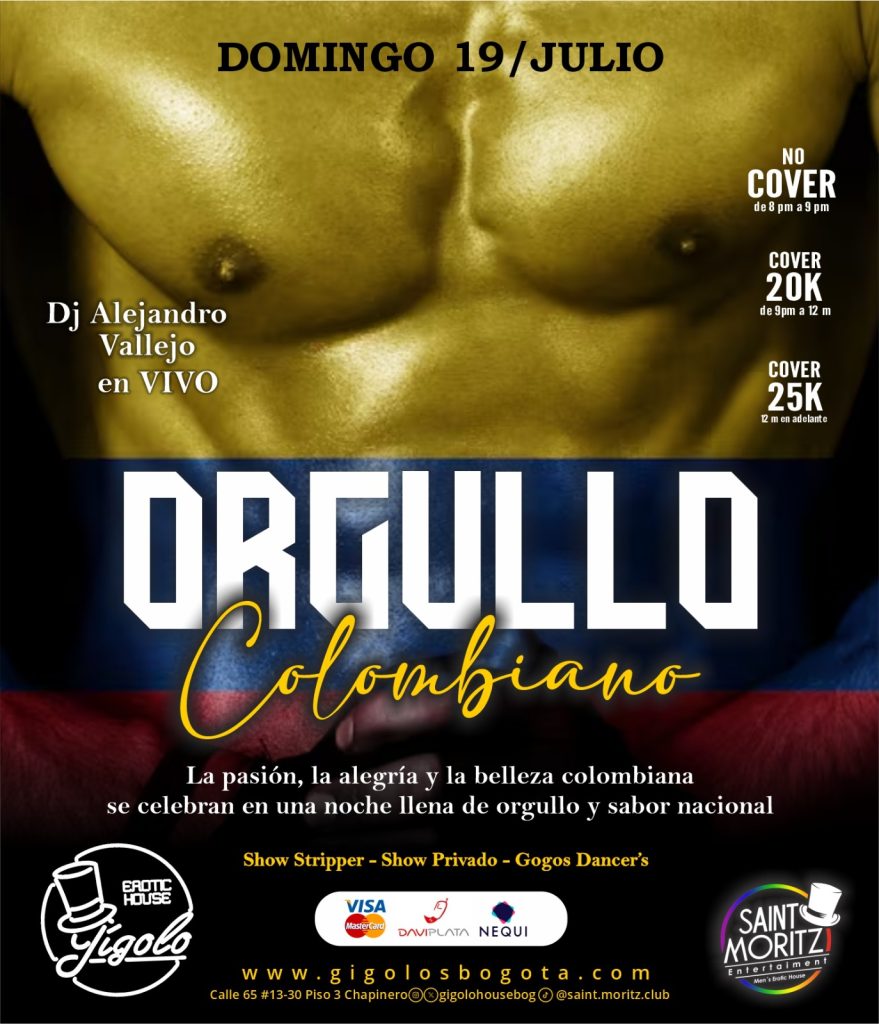 DOMINGO EN GIGOLO EROTIC HOUSE CHAPINERO/BTA
