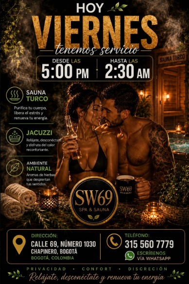 VIERNES EN CLUB SWINGER SW69 CHAPINERO/BTA