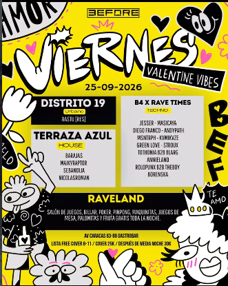 VIERNES EN BEFORE CLUB CHAPINERO/BTA