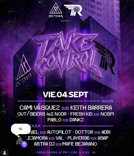 VIERNES EN OCTAVA CLUB CHAPINERO/BTA