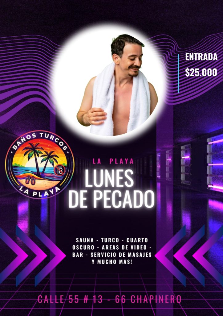 LUNES FESTIVO EN LA PLAYA TURCO CHAPINERO/BTA
