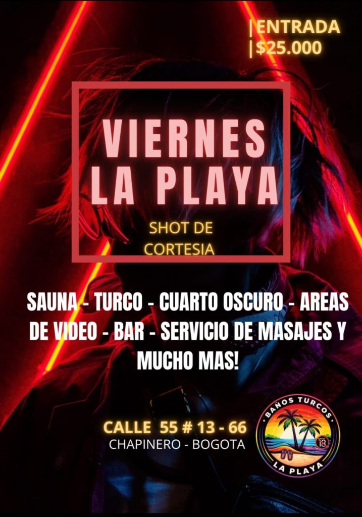 VIERNES EN LA PLAYA TURCO CHAPINERO/BTA