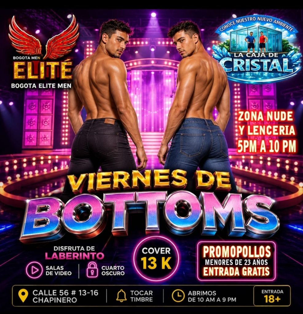VIERNES EN ELITE MEN BOGOTA CHAPINERO/BTA