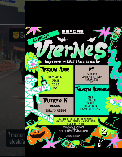 VIERNES EN BEFORE CLUB CHAPINERO/BTA