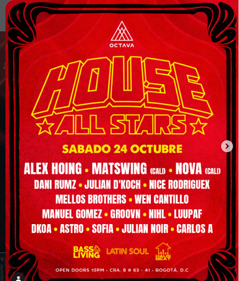 SABADO EN OCTAVA CLUB CHAPINERO/BTA